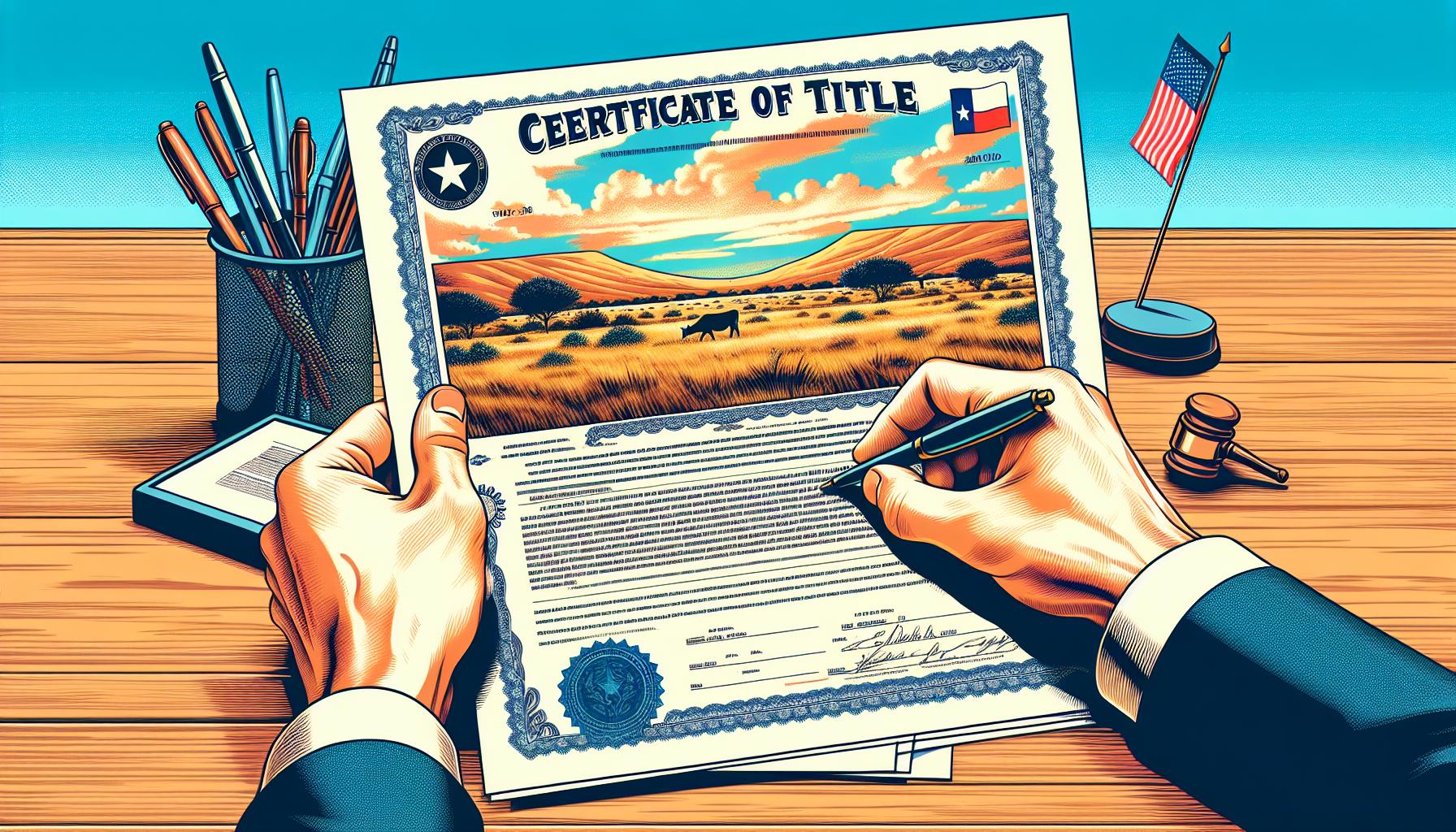 A Simple Guide to Texas Certificate of Title Transfer: Steps and Fees